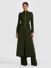 WINN LONG JACKET-DARK OLIVE-ALICE + OLIVIA