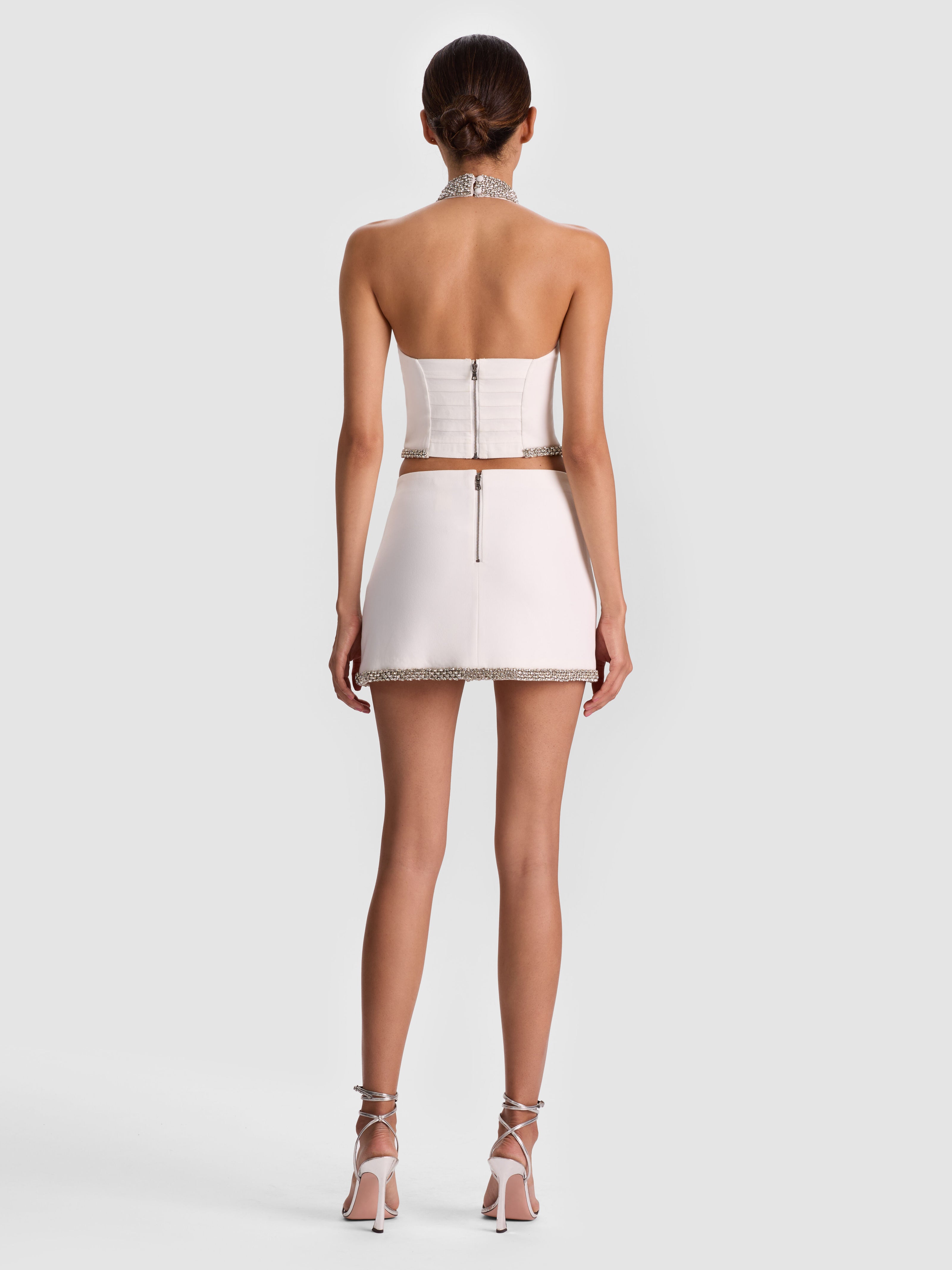 MINIGONNA RUBI DECORATA-ALICE + OLIVIA
