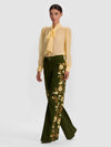 AKERS EMBROIDERED PANT-DARK OLIVE/MULTI-ALICE + OLIVIA