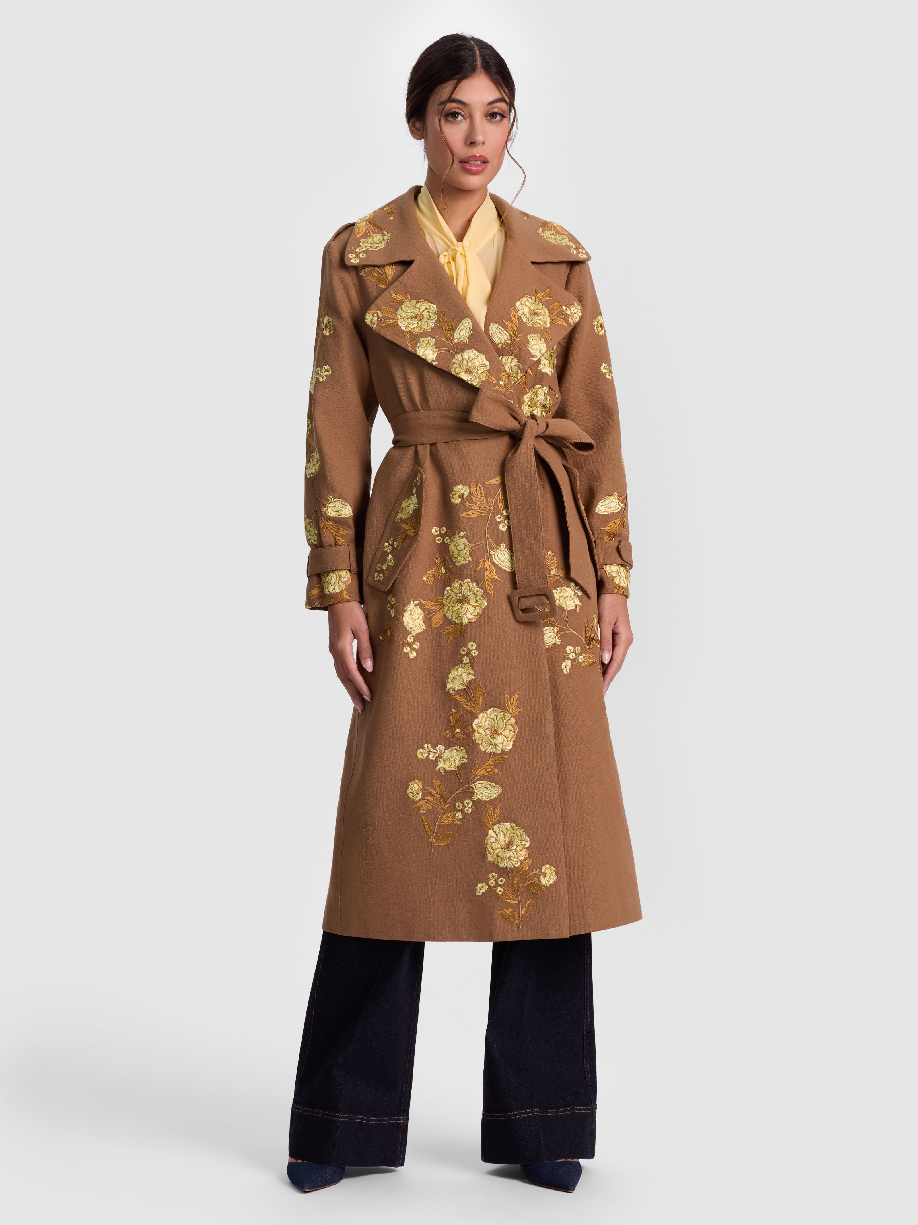 TRENCH COAT RICAMATO NEVADA-ALICE + OLIVIA
