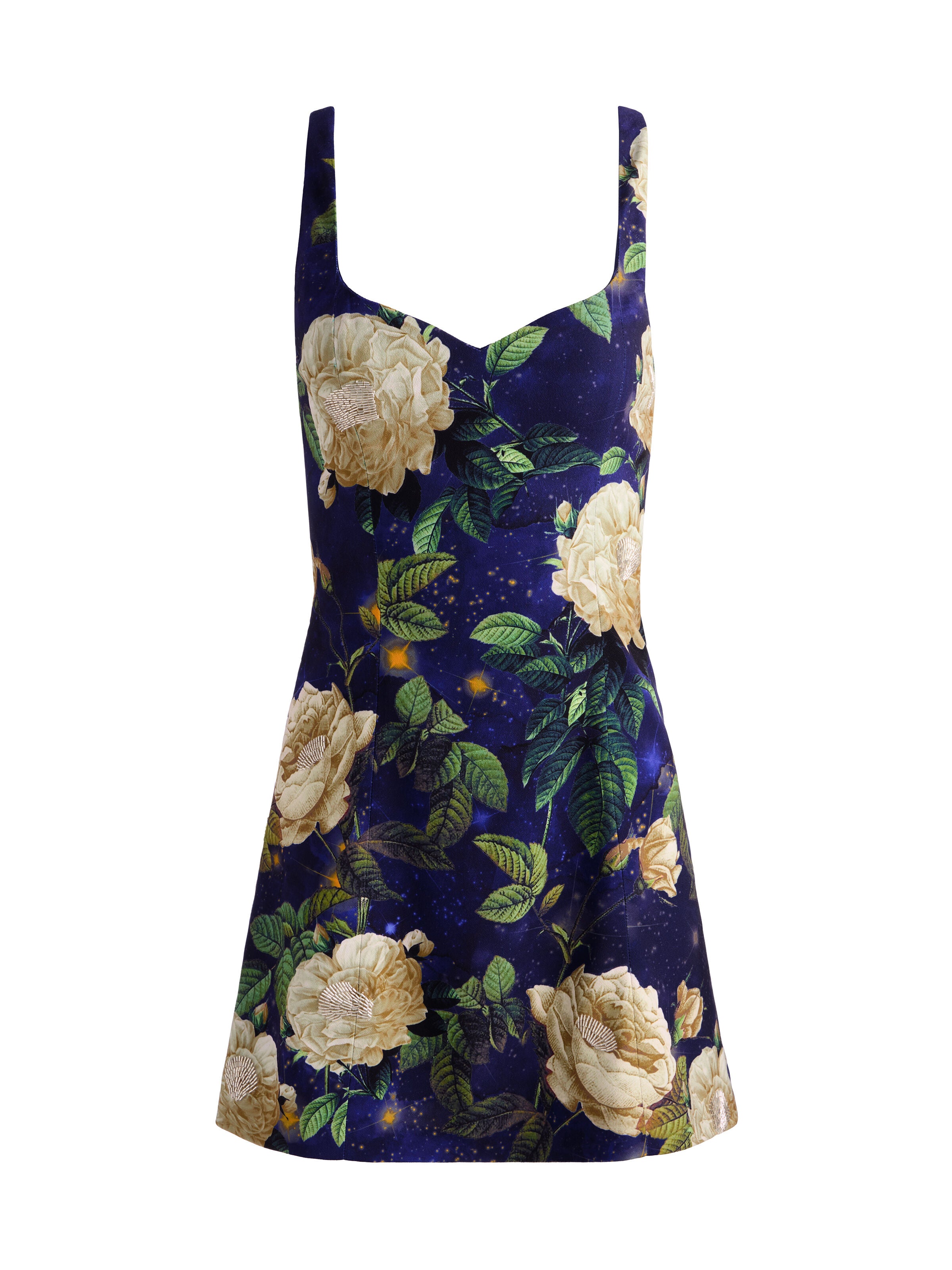 EVE EMBELLISHED MINI DRESS-TWILIGHT EDEN-ALICE + OLIVIA