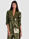 BLAZER À PAILLETTES QUINCY-ALICE + OLIVIA