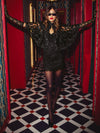 ROBE COURTE EVE EN DENTELLE ORNÉE-ALICE + OLIVIA