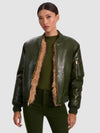 BLOUSON BOMBARDIER RÉVERSIBLE EN FAUSSE FOURRURE BECKY-ALICE + OLIVIA