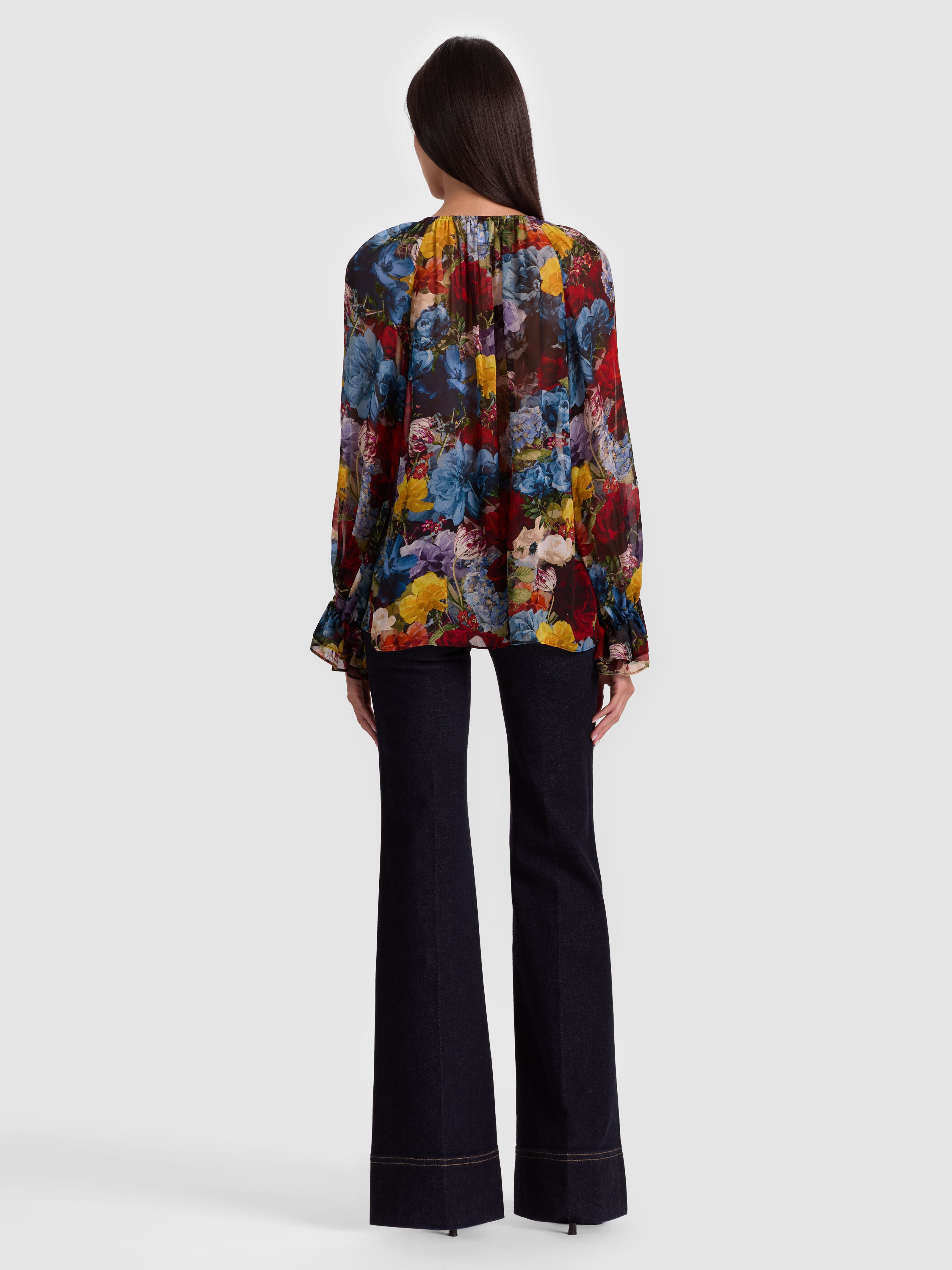 JOSEPHINE BLOUSE-FLOURISH SM-ALICE + OLIVIA