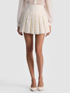 EMILIE TWEED MINI SKIRT-OFF WHITE/MULTI-ALICE + OLIVIA