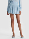 EMILIE TWEED MINI SKIRT-CAROLINA BLUE-ALICE + OLIVIA