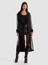 SILVIA SHEER MAXI TRENCH-Black-ALICE + OLIVIA