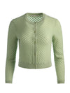 CARDIGAN EN CACHEMIRE POINTELLE DOLLIE-ALICE + OLIVIA