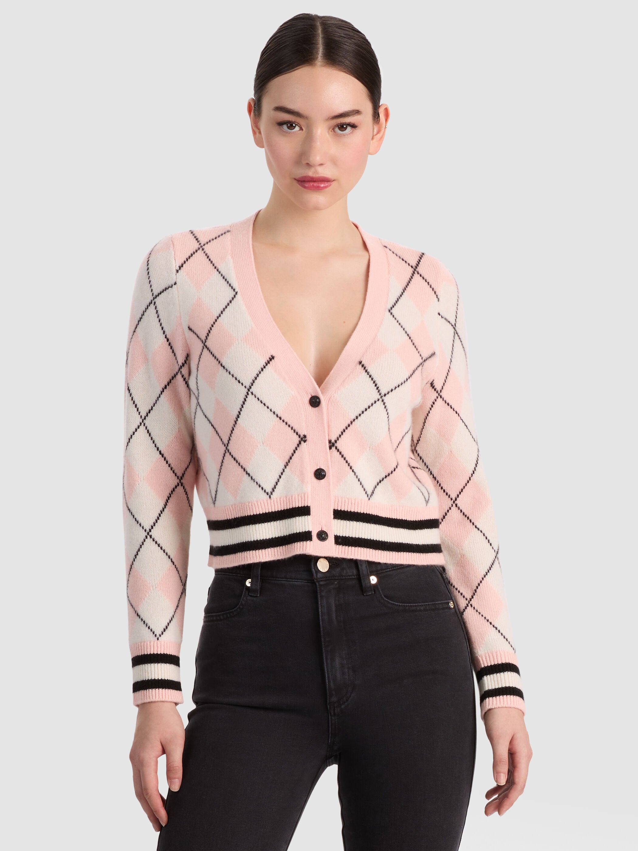 GRACE CASHMERE CARDIGAN-ENGLISH ROSE/MULTI-ALICE + OLIVIA