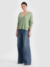 WILLIAMS CASHMERE PULLOVER-SAGE-ALICE + OLIVIA