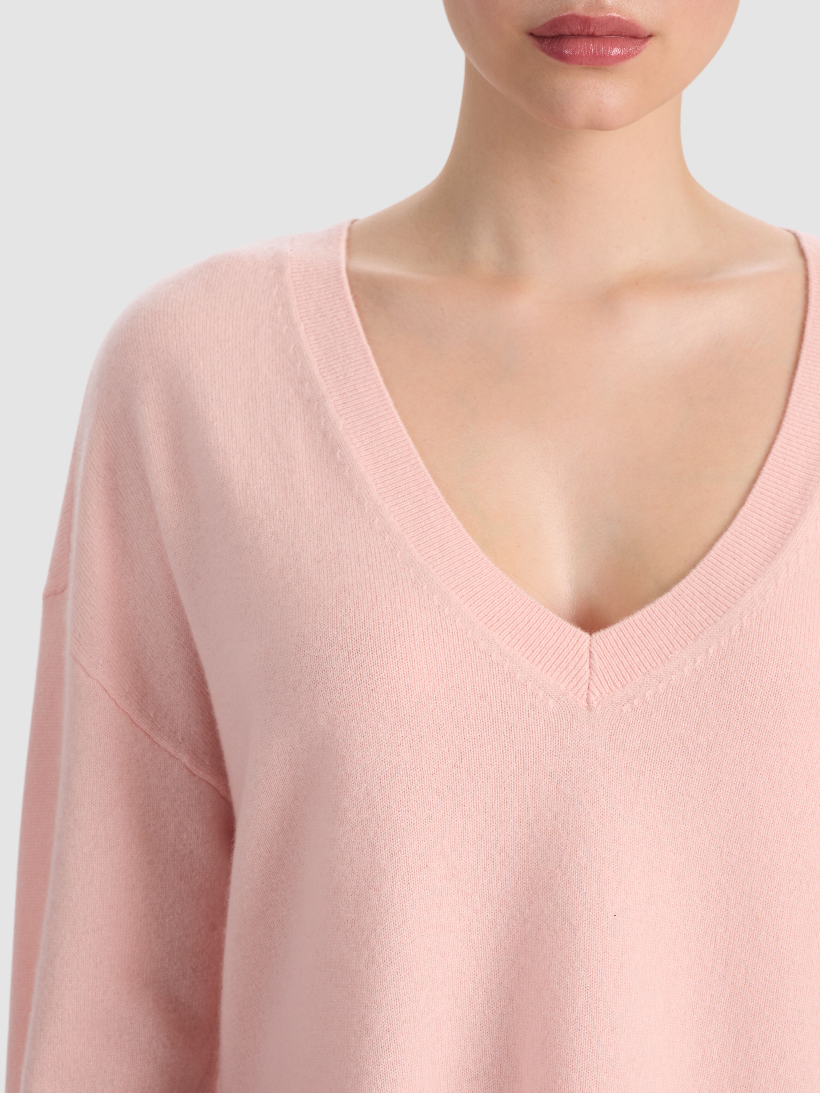 WILLIAMS CASHMERE PULLOVER-ENGLISH ROSE-ALICE + OLIVIA