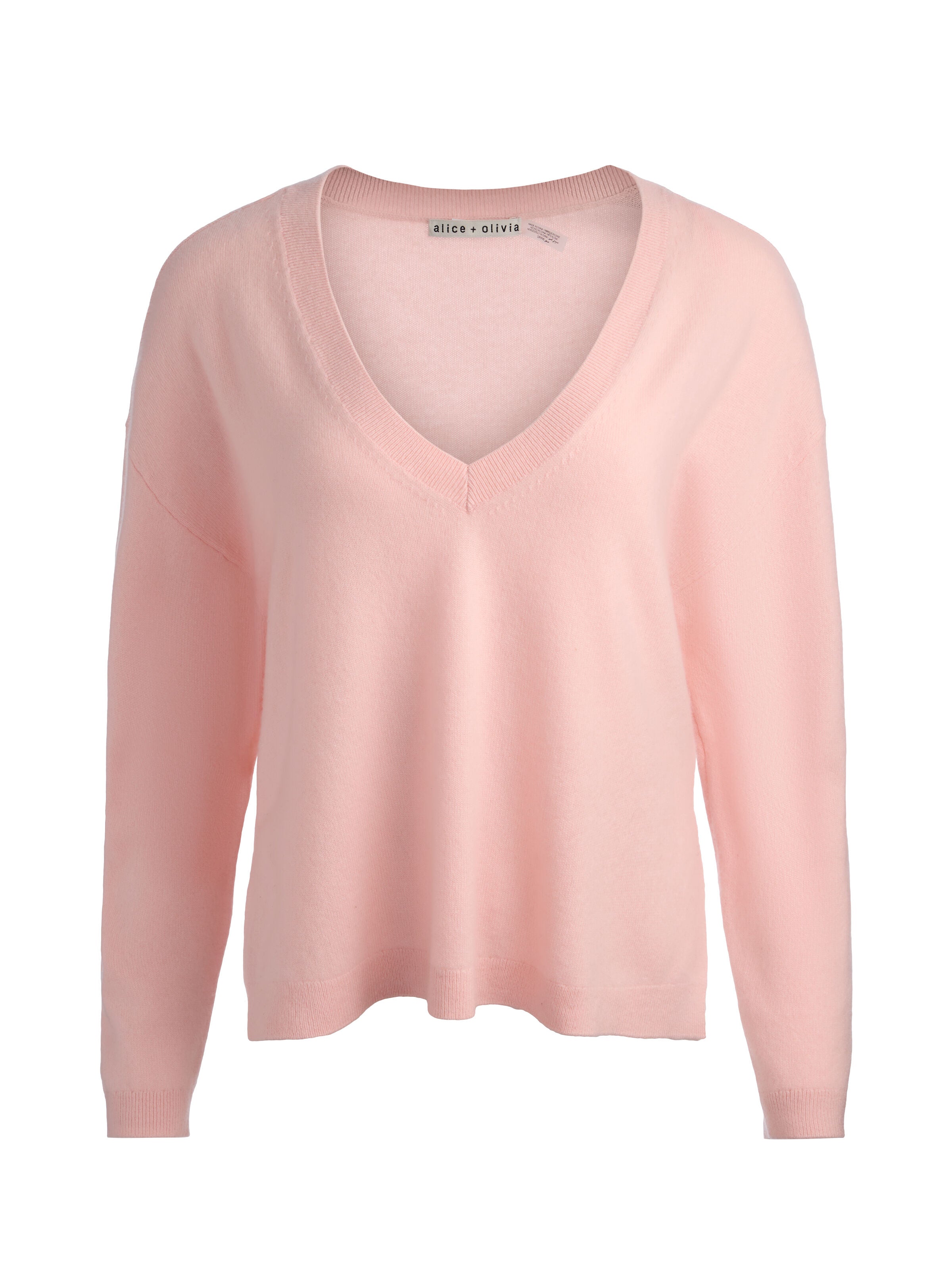 WILLIAMS CASHMERE PULLOVER-ENGLISH ROSE-ALICE + OLIVIA
