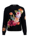 BELVA GIACCA GIROCOLLO JACQUARD FLOREALE-ALICE + OLIVIA