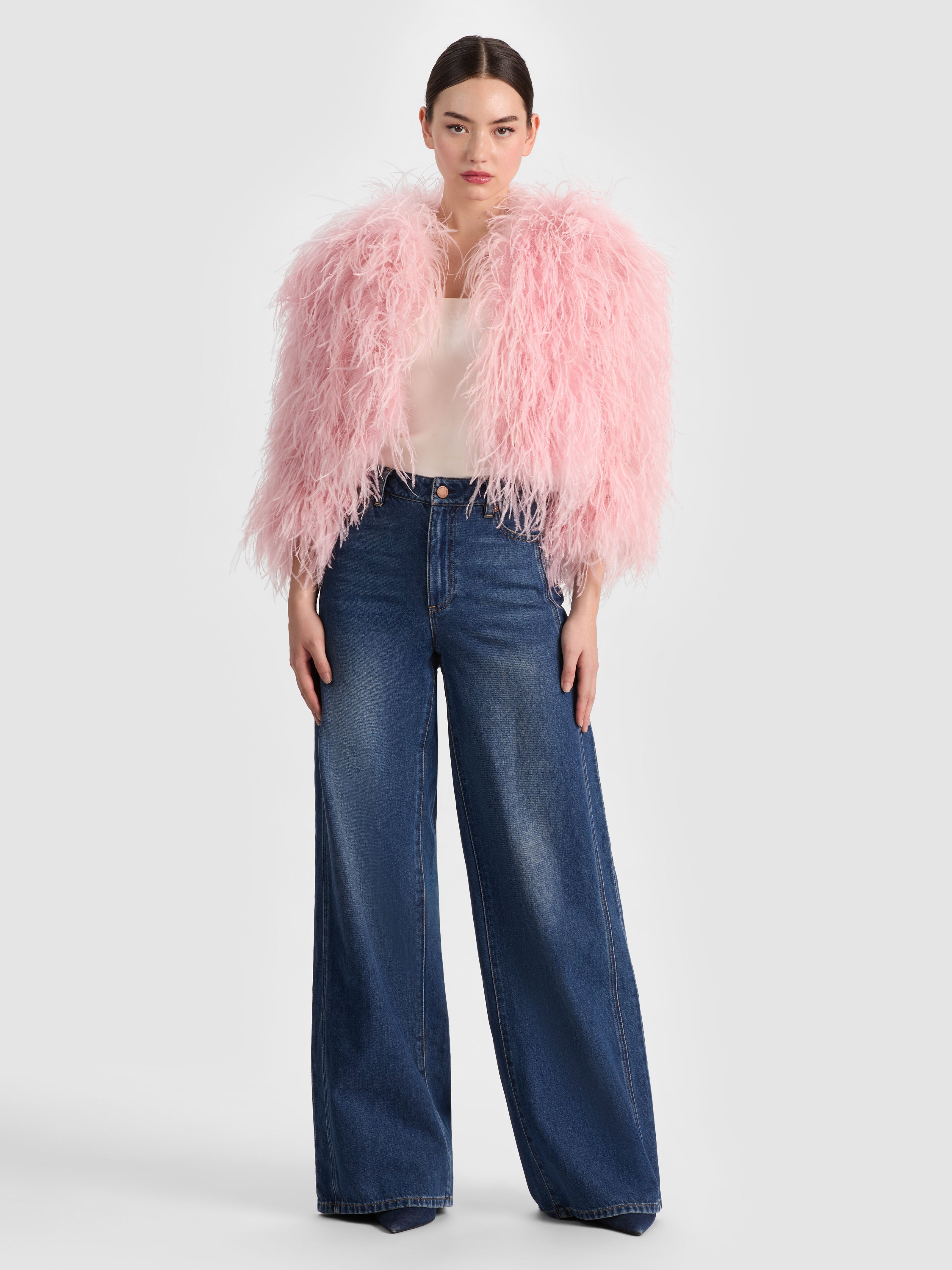 VESTE À PLUMES KIDMAN-ALICE + OLIVIA