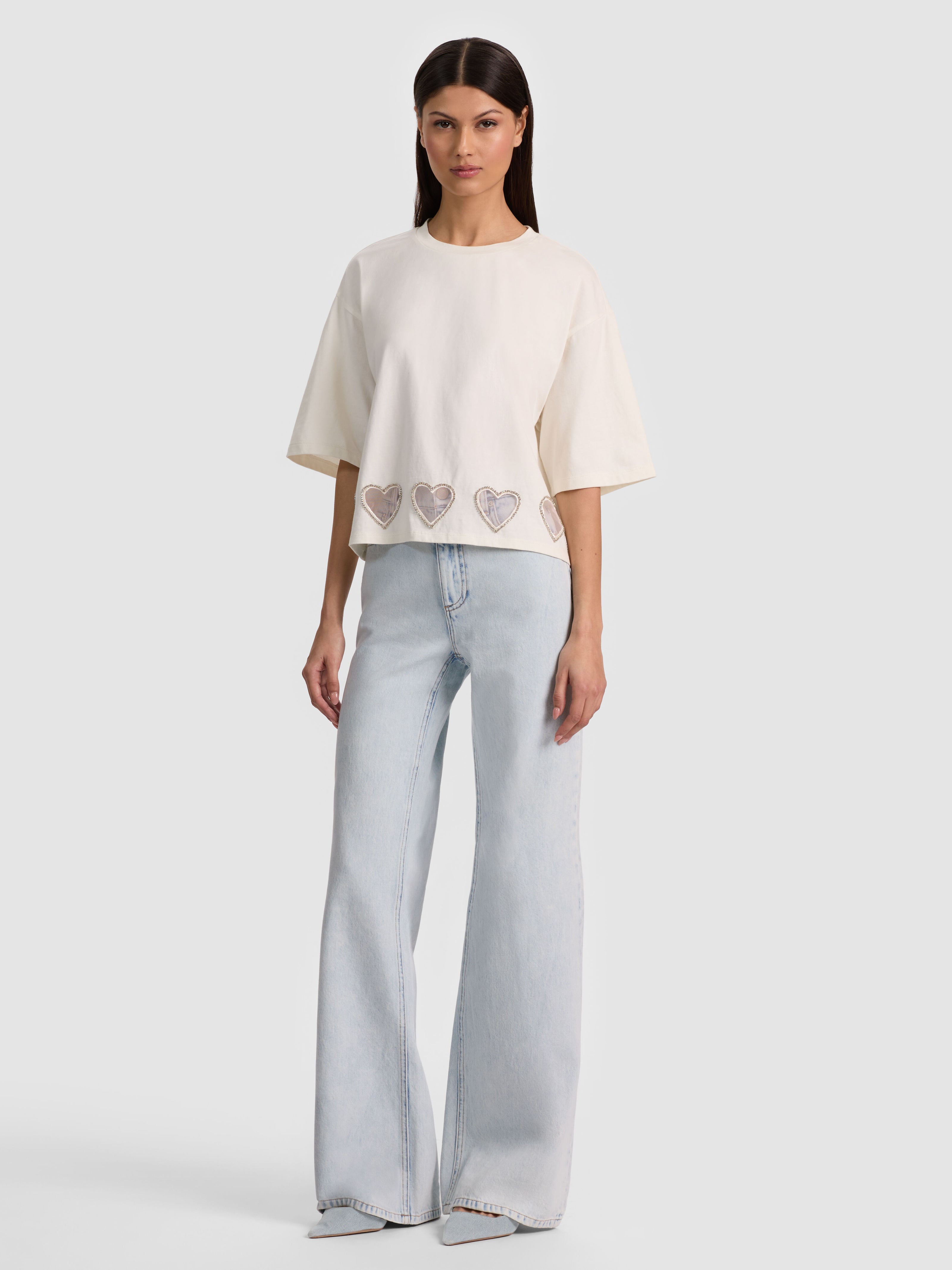 TEE ÉVIDÉ CŒUR EVAN-ALICE + OLIVIA