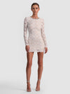 INKA LACE MINI DRESS-OFF WHITE-ALICE + OLIVIA