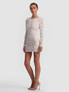 INKA LACE MINI DRESS-OFF WHITE-ALICE + OLIVIA