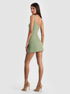 RILEY SUEDE MINI SKIRT-SAGE-ALICE + OLIVIA
