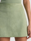 RILEY SUEDE MINI SKIRT-SAGE-ALICE + OLIVIA