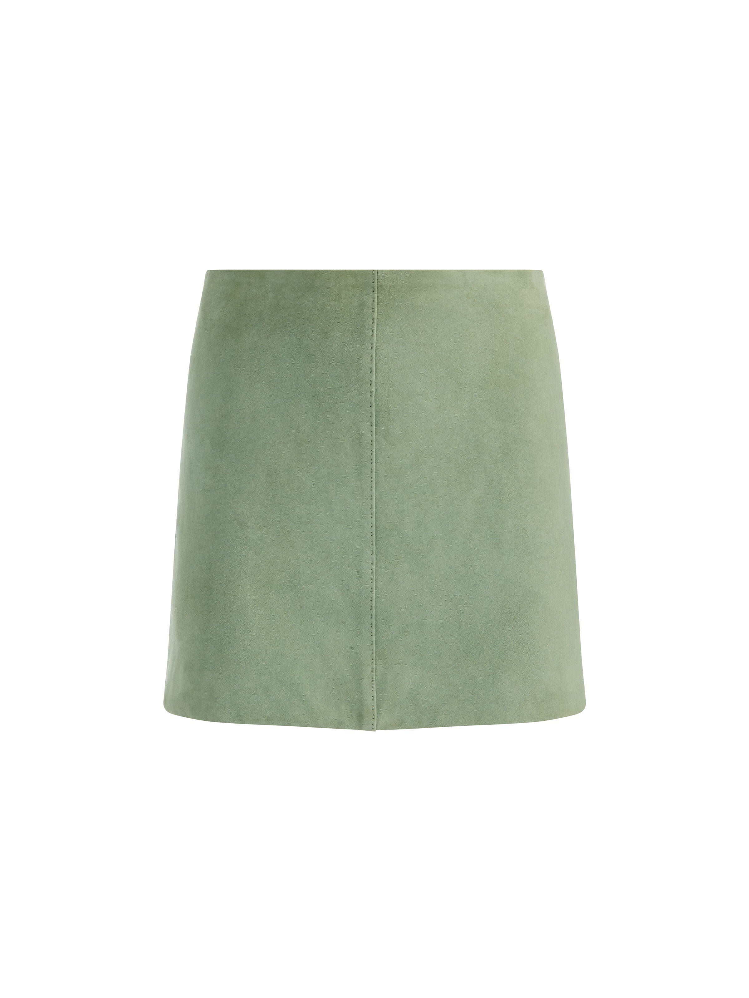 RILEY SUEDE MINI SKIRT-SAGE-ALICE + OLIVIA
