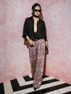 PANTALON ERIC EFFET SERPENT VÉGAN-ALICE + OLIVIA