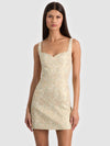 EVE EMBROIDERED MINI DRESS-OFF WHITE/SAGE-ALICE + OLIVIA