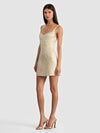 EVE EMBROIDERED MINI DRESS-OFF WHITE/SAGE-ALICE + OLIVIA