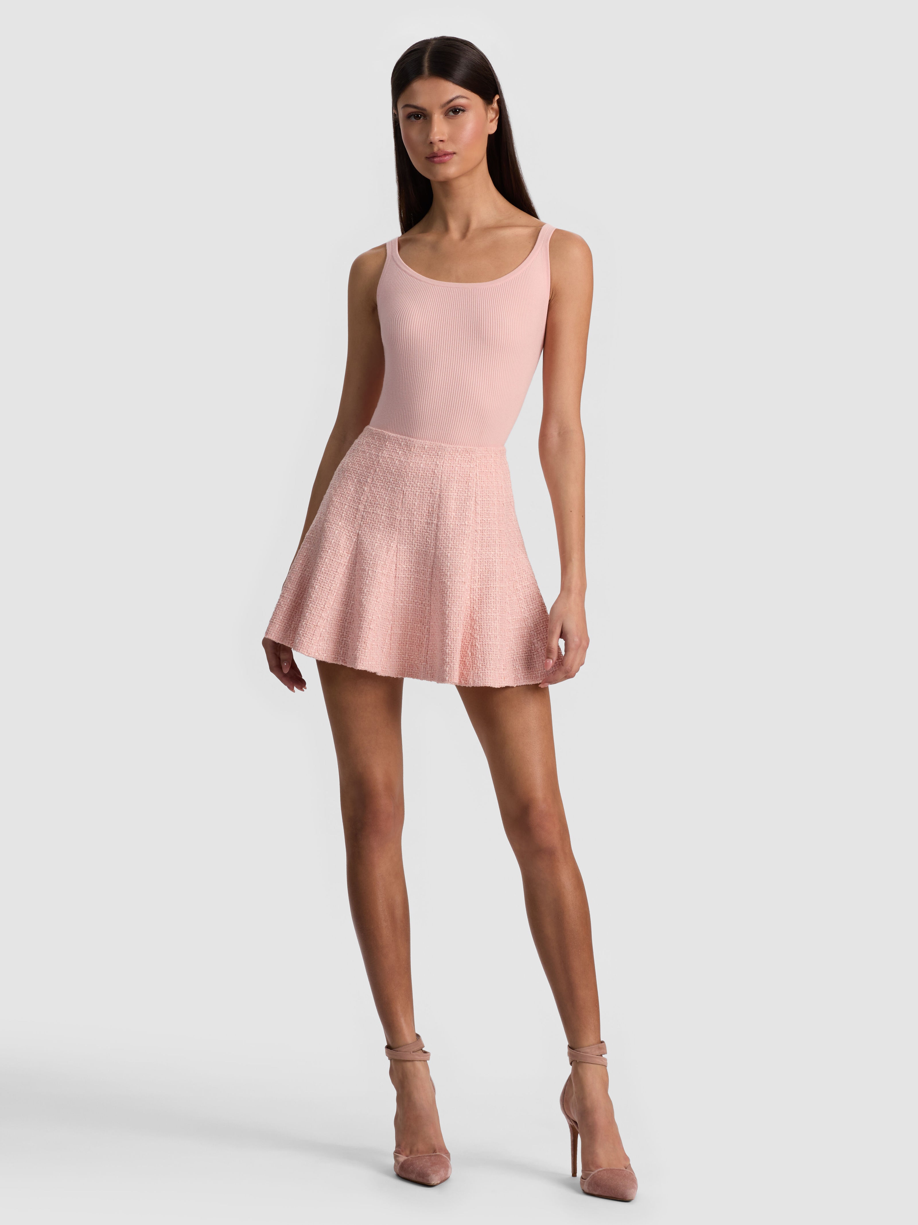 MINIGONNA ZONA TWEED-ALICE + OLIVIA