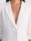 SHAWN BOW BACK BLAZER DRESS-OFF WHITE/CHILI PEPPER-ALICE + OLIVIA
