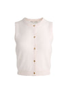 GILET EN CACHEMIRE BOUTONNÉ LOLY SUR LE DEVANT-ALICE + OLIVIA