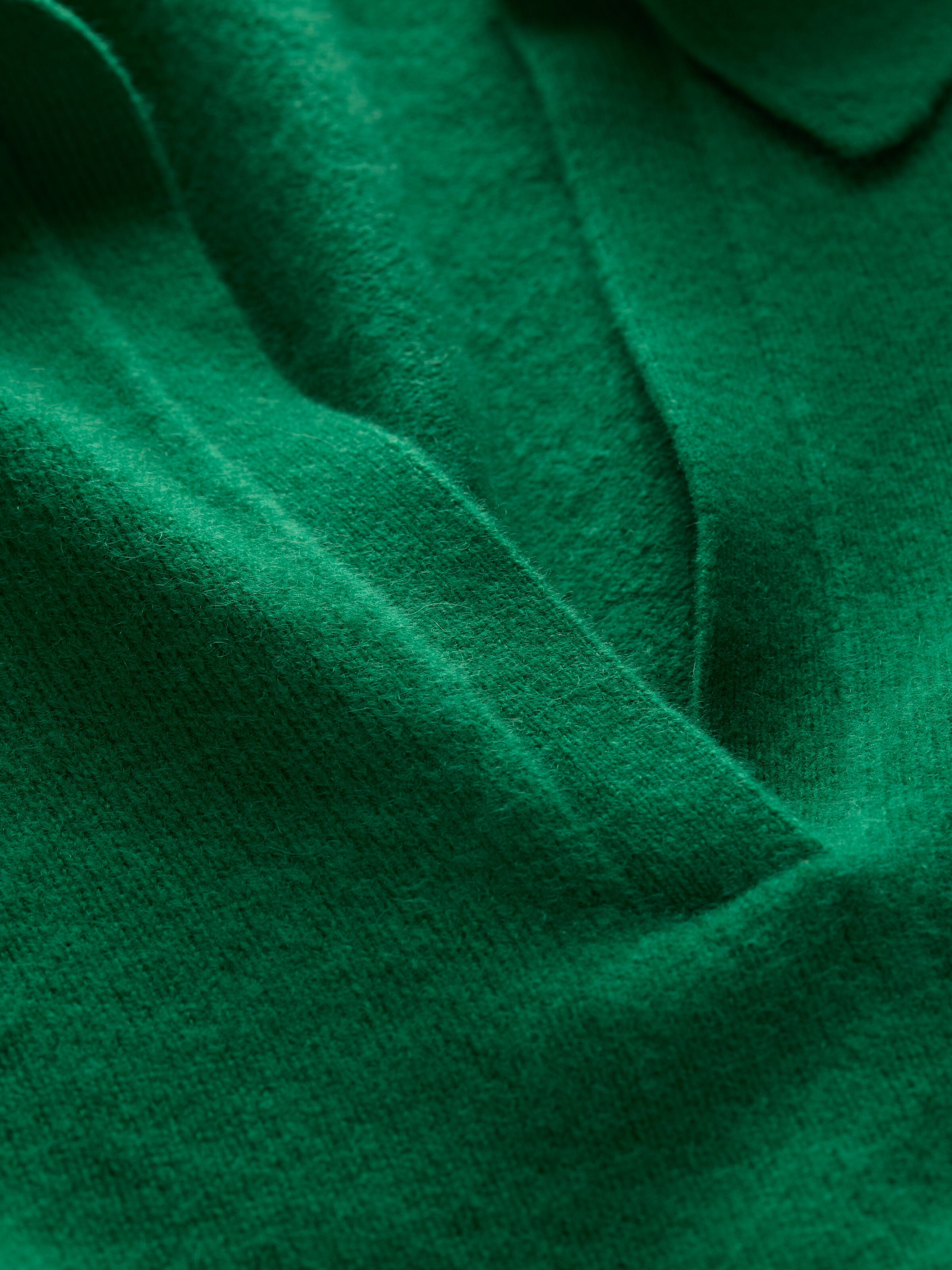 ANDI CASHMERE POLO-GREEN APPLE-ALICE + OLIVIA