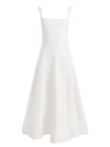 POLLY FLARED MIDI DRESS-OFF WHITE-ALICE + OLIVIA