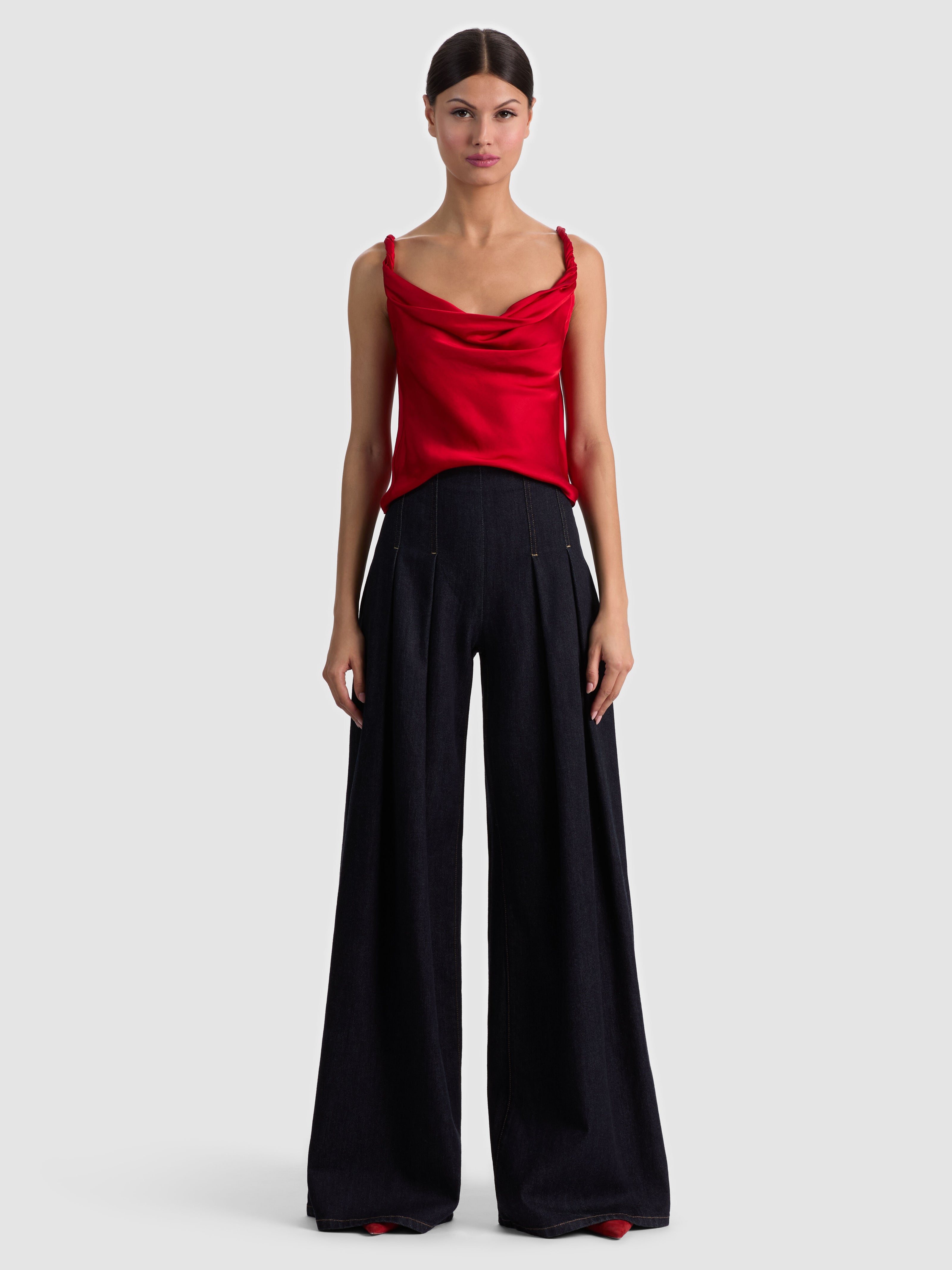 TOP MONIQUE A SPALLINE SOTTILI-ALICE + OLIVIA