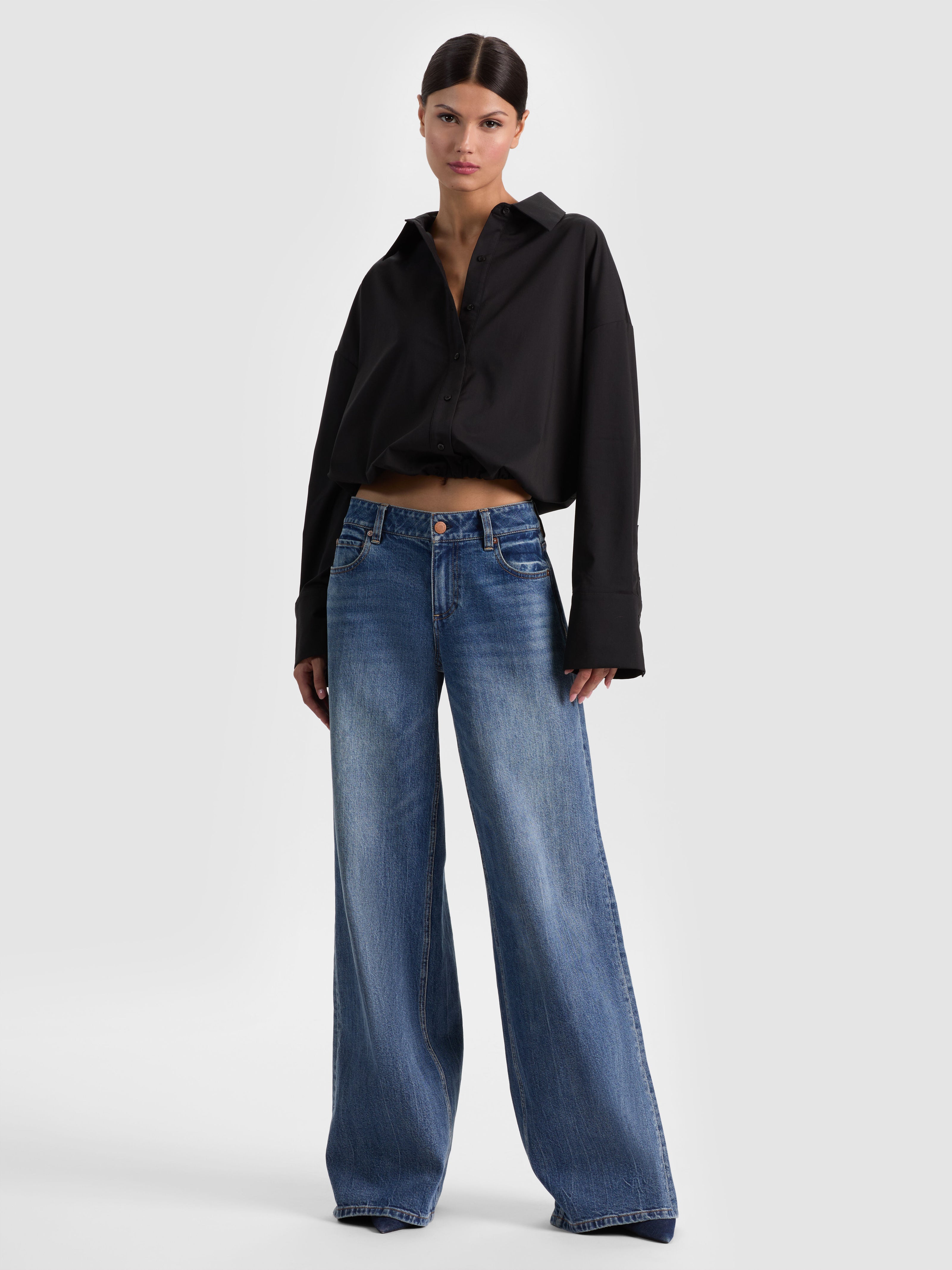 TOBIE CAMICIA ABBOTTONATA CON ELÁSTICO IN VITA-ALICE + OLIVIA