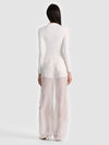 OLYMPIA SHEER COMBO CARGO PANT-OFF WHITE-ALICE + OLIVIA