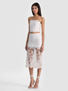 CERESI EMBELLISHED LACE BANDEAU TOP-OFF WHITE-ALICE + OLIVIA
