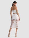 JUPE MIDI EN DENTELLE ORNÉE MEDINE-ALICE + OLIVIA
