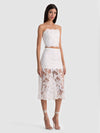 JUPE MIDI EN DENTELLE ORNÉE MEDINE-ALICE + OLIVIA