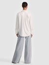 CAMICIA OVERSIZE FINEMENTE DECORATA CON BOTTONI-ALICE + OLIVIA