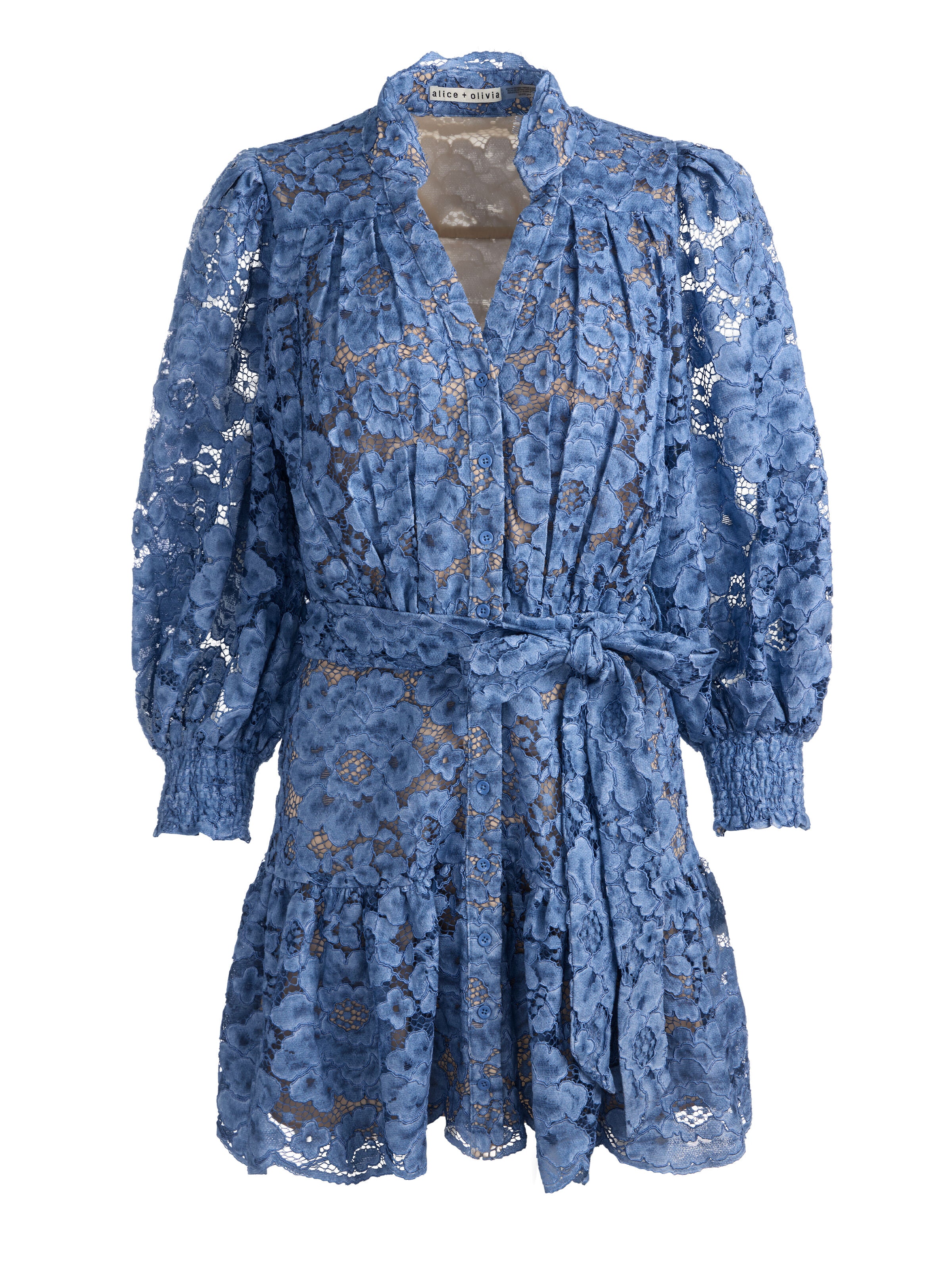 CORA MINI SHIRT DRESS-INDIGO-ALICE + OLIVIA