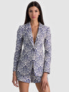 BREANN BLAZER STAMPATO-ALICE + OLIVIA