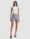 HERA HIGH RISE SHORT-OFF WHITE/TWILIGHT BLUE MULTI-ALICE + OLIVIA