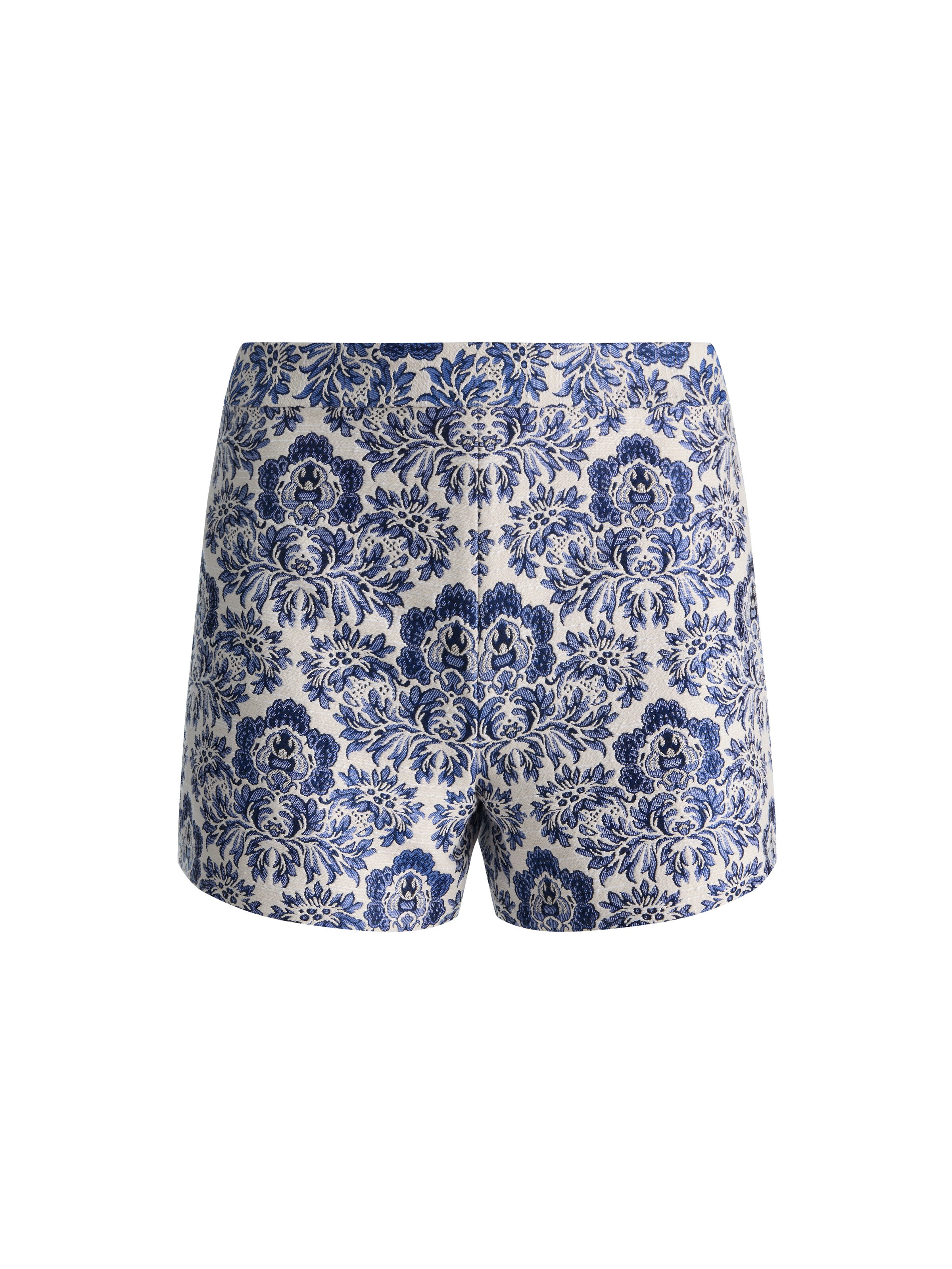 HERA HIGH RISE SHORT-OFF WHITE/TWILIGHT BLUE MULTI-ALICE + OLIVIA