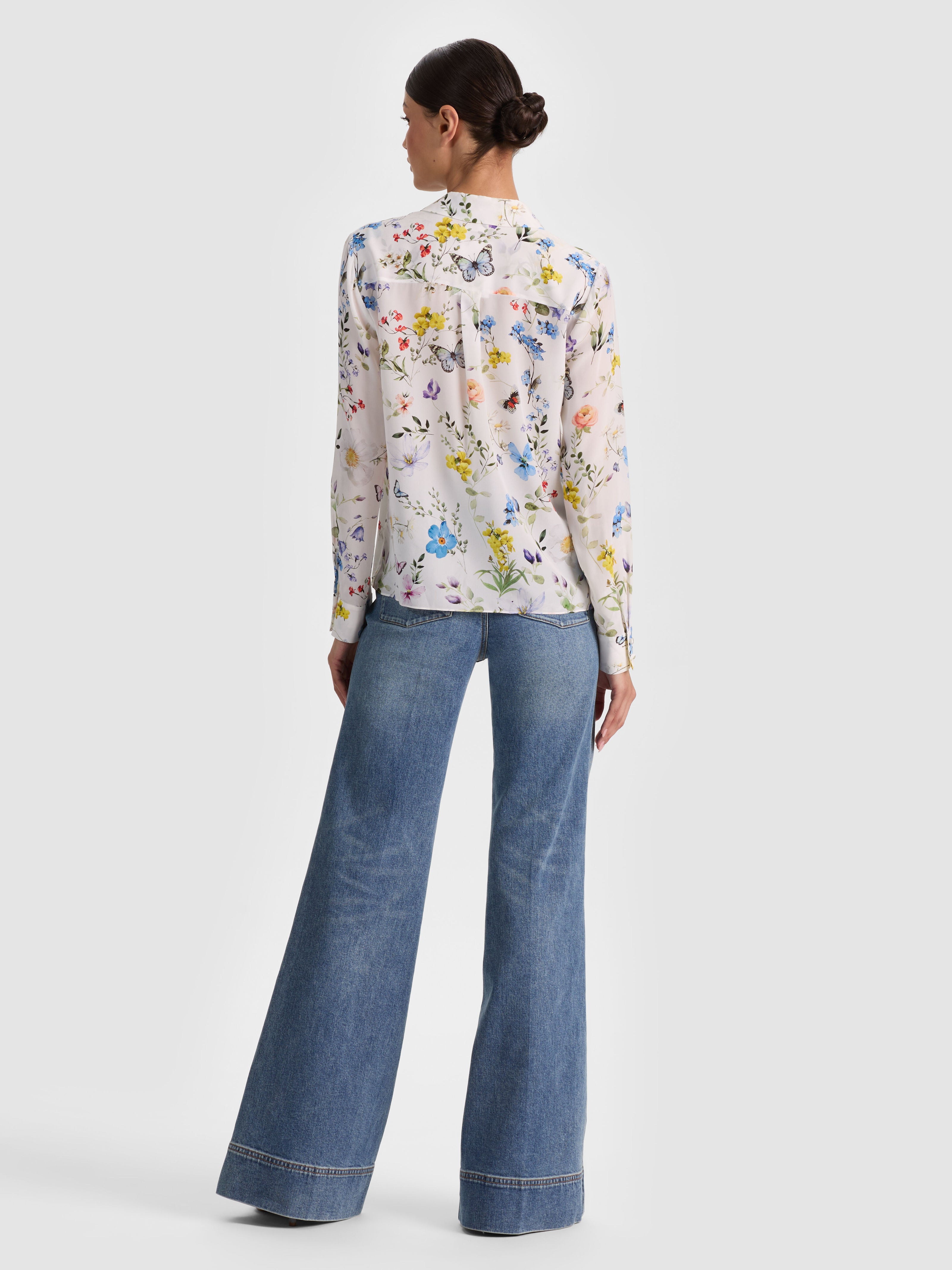 WILLA SILK BLOUSE-ALICE + OLIVIA