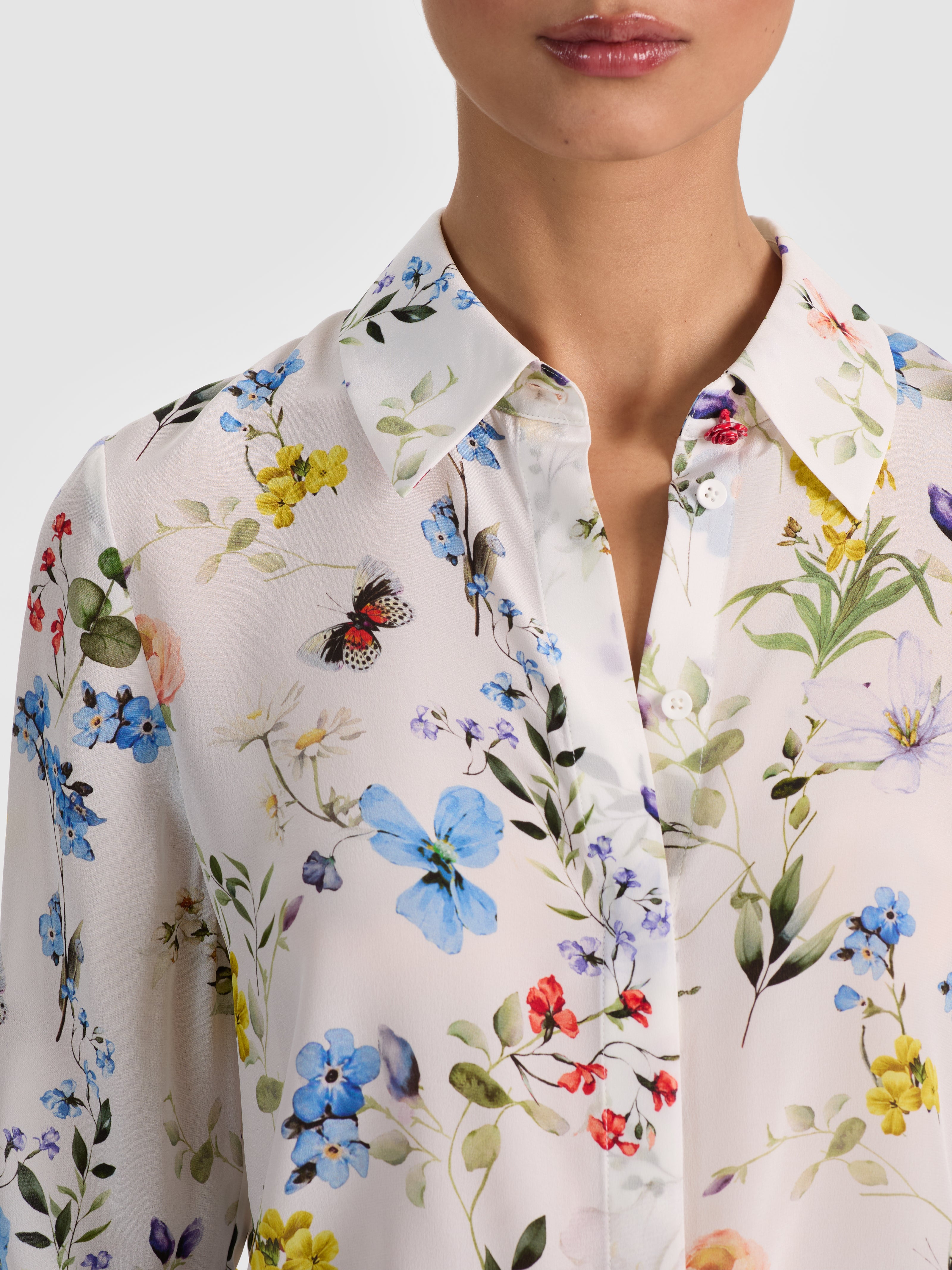 WILLA SILK BLOUSE-ALICE + OLIVIA