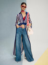 CHASSIDY MAXI SHIRT DRESS-NOVEAU STRIPE TWILIGHT BLUE-ALICE + OLIVIA