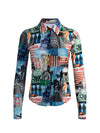 CAMICIA DI JADE IN MESH-ALICE + OLIVIA