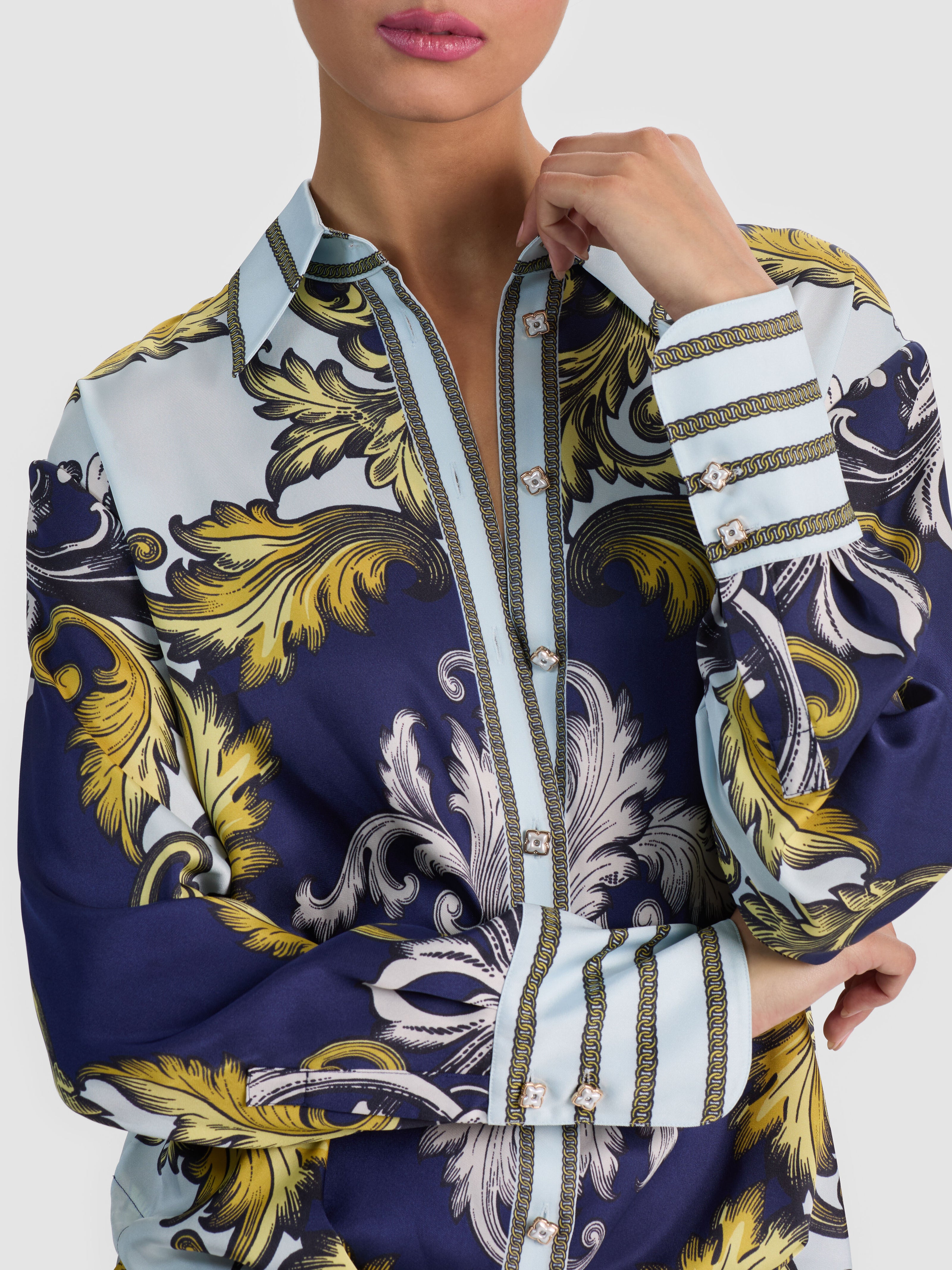 CAMICIA OVERSIZE CON BOTTONI LANE-ALICE + OLIVIA