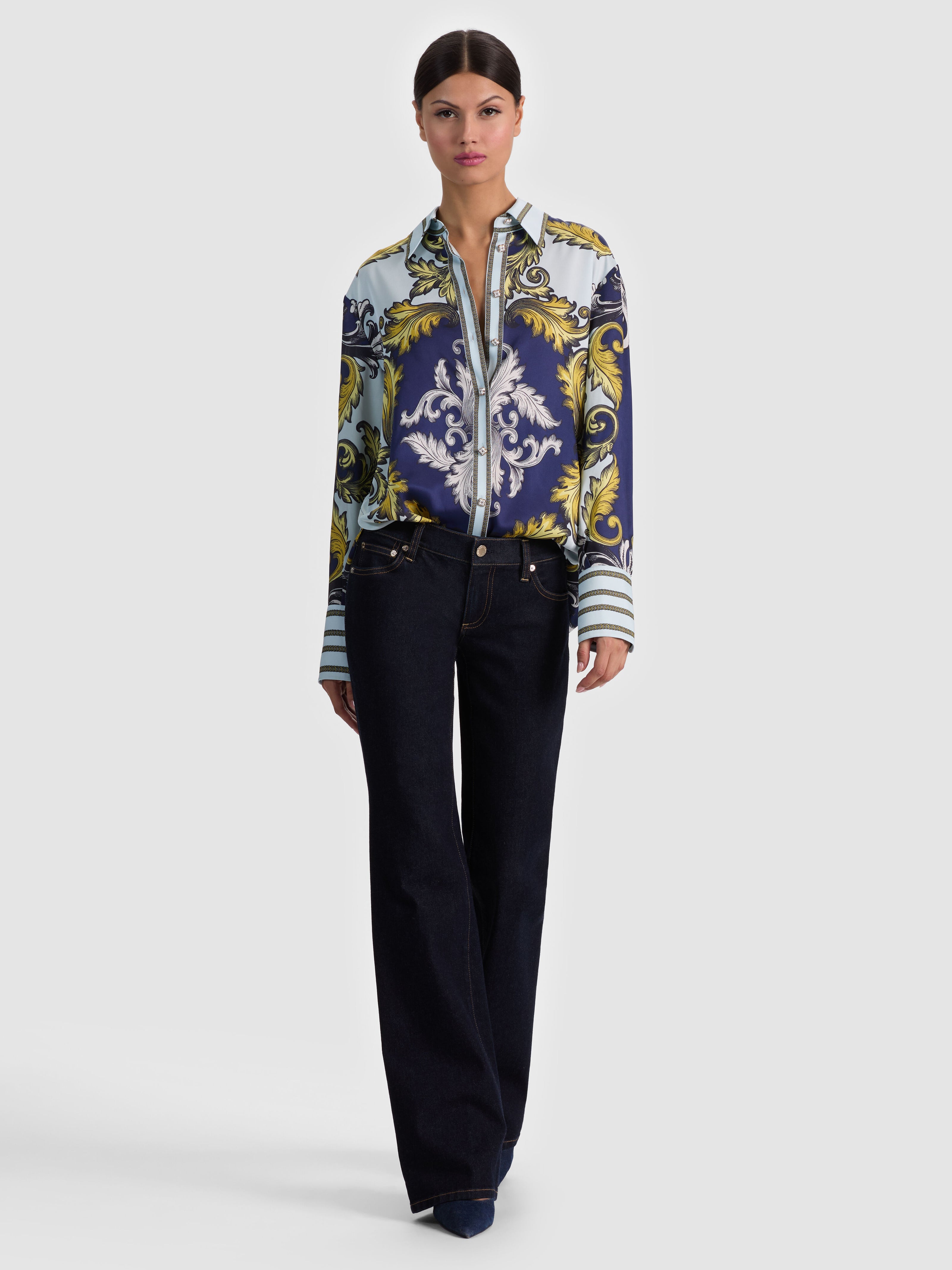 CAMICIA OVERSIZE CON BOTTONI LANE-ALICE + OLIVIA